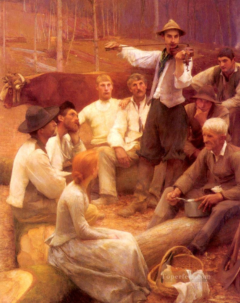 森の中 1892 パスカル・ダグナン・ブーベレ油絵